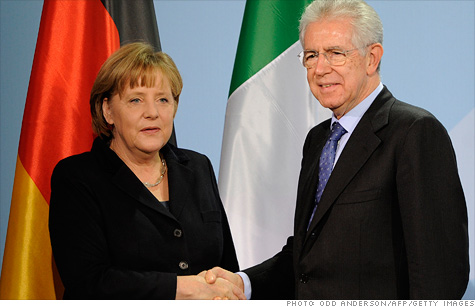 Monti e Merkel salveranno euro