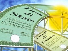 Btp a dieci anni, sale il rendimento